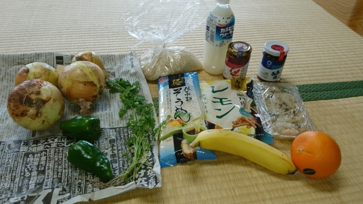 前回配布　野菜・果物　菓子 米　弁当　その他「【※ご希望の方は連絡ください】6月26日(土）中高生・若者ほっとキッチン・無料学習塾♪　開催します！」