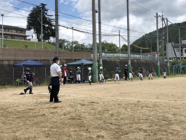 「京北・嵯峨野サンボーイ連合さんと練習試合」