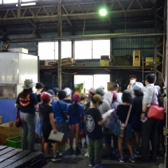 黒条小学校4年生が工場見学に来てくれました！