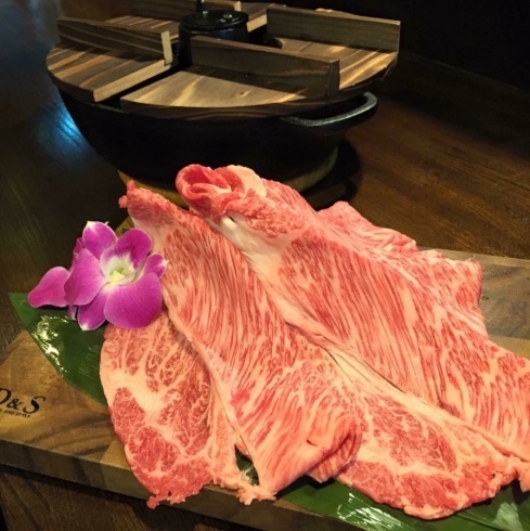 和牛しゃぶしゃぶ❣️「極上のお肉で食べるしゃぶしゃぶ✨出汁はテール塩出汁で❣️」