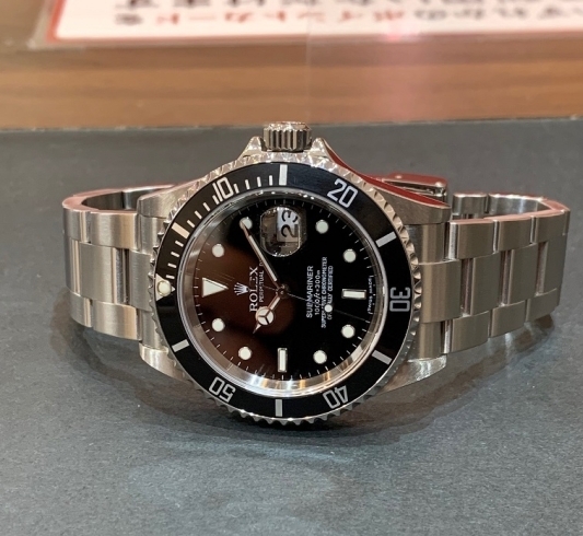 ロレックスの高価買取ならブランド楽市稲毛店へお任せ「【買取速報】ロレックス ROLEX サブマリーナ デイト 黒サブ ref16610 メンズ腕時計 高価買取 稲毛駅 西口 ブランド楽市稲毛店」