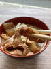 「牛モツ煮完成！！」