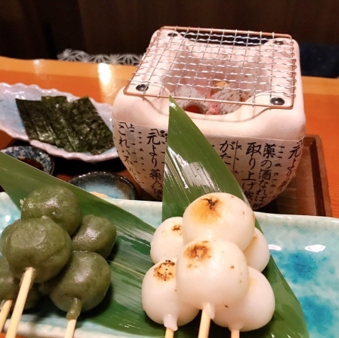 「新メニュー　焼き団子」