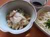 「本日のおすすめランチは鯛めしと冷やしうどん」