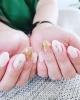 人気のシェル♪「ホワイト×シェル(^-^)v【美爪を追求★ケア重視★本八幡のネイルサロン】」