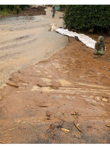 「ひどい雨でしたね」