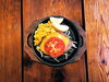 「焼きトマトチーズハンバーグ」