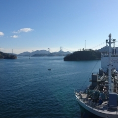 湾内造船所としまなみ海道