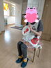 紙皿シアターを見たよ(∩´∀`∩)「やっつけろー!! (交野市 小規模保育園)」