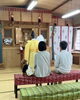 ペット七五三の様子「愛する家族の成長を祝おう！福島八幡宮で「ペット七五三」祈願がスタート」