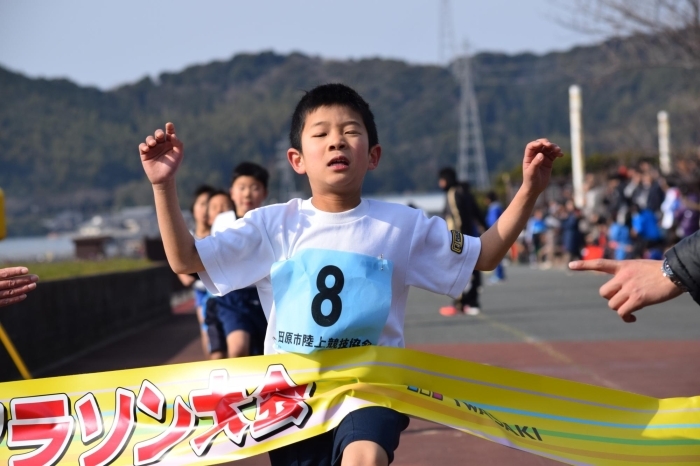 第1回 田原市芦ケ池ぐるっとマラソン大会の様子