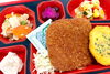 ハムカツ＆炒り豆腐「４月１４日のお弁当🍱」