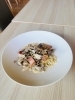 おいも豚ベーコンとキノコのクリームパスタ「期間限定ランチ」