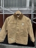 ブラウン「Carhartt キッズサイズのダックジャケットのご紹介 和歌山古着屋Lucido Bell」
