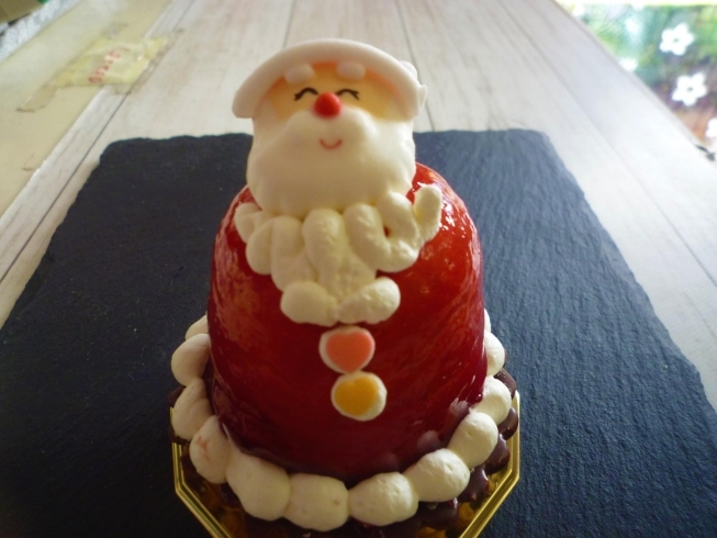ミニサンタ（いちごのムース）「クリスマスケーキ」