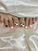 手描きフラワーネイル⭐︎「お久しぶりです☺️」