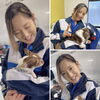 看板犬にもご挨拶U^ェ^U❤️「新しい仲間が増えました✨」
