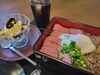 肉重　（イチボステーキと牛肉そぼろ）「お店紹介されました」