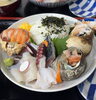 甘エビをタコに変更「土日限定❗️先着３人前✨　＼やりすぎ海鮮丼／完売御礼✨」
