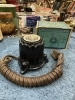 オリジナルの箱と本体、1920年代の貴重なデッドストック品です　「アンティーク 1920s EAGLE PORCELAN CIGAR LIGHTER 」