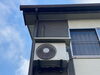 「明光電設のお仕事【エアコン室外機 屋根取付】」