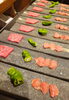 黒毛和牛　カイノミ　四万十鶏のダイヤモンド「焼肉きらくです【舞鶴市】寿司炙り握り」