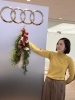 ドアなどに飾るスワッグを製作しました「クリスマスのワークショップ 戸塚安行の花屋フランテッセ」