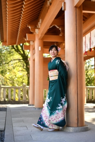 「成人式　前撮り 【千葉 稲毛 美浜 浅間神社近くの写真館★着物・和装撮影はプロにお任せ】」