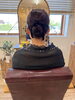 「結婚式やお呼ばれに♪タイトめシニヨンの大人かわいいヘアアレンジ【諏訪市｜美容室｜ヘアケア ラルム】」