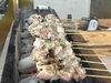 「産直市場「銅夢キッチン」（新居浜市泉池町）、焼き鳥焼けてますよー！」