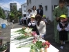 マリア様にお花を捧げました。「聖母祭が行われました🌼」