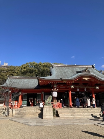 生田神社 ご神殿「立春…縁結び祈願」