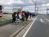 運動公園に避難中「春の避難訓練🌷」