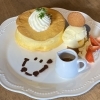 スフレパンケーキ（プレーン、チョコ、抹茶）