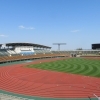 国内初の９レーントラックを採用した、第１種公認の陸上競技場。