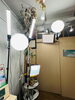 椅子に座った状態から見た照明、全てLEDです。「【証明写真】で応援！！お得なセット割＆学生さんは学割があります！!」