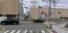 突き当たりまで行くと、船橋アリーナの看板があります「船橋日大前駅から徒歩6分！迷わず通えるドラム教室への道順」