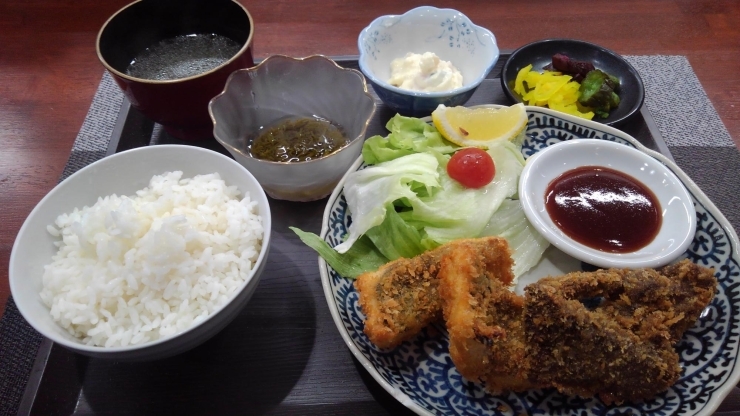 昨日の日替わりは鯨カツでした「今日も元気にランチやってきます、子アユの天ぷら美味しいよ‼️【京都市南区で地鶏を食べるなら！ 鳥夜ゆうこ】」