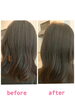 ブラシ使用前後「【松江市/エステ】旅行アイテム【小顔/フェイシャル/毛穴はsalon.bless.k】」