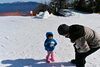 山頂駅前「入笠山ゴンドラ山頂駅前でのひととき」