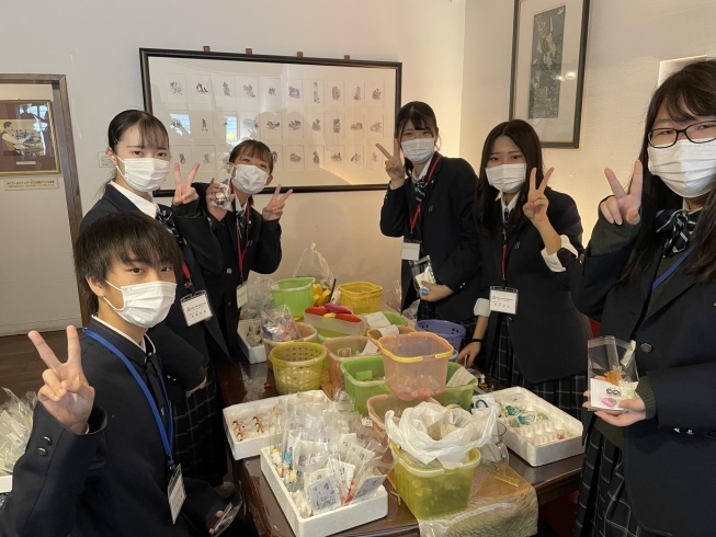 小樽未来創造高等学校の皆さん「生徒さん同士のコラボで、かわいいオルゴールが出来ました♡」