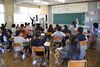 小学校にて事前学習の様子「舞鶴市のふるさと学習の取り組み」