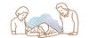 一人で悩まないで（イラスト：厚労省HP）「「NPO法人よろず相談所 Ren 」2022年3月より開所いたします　」