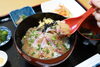 鯛茶漬けとして二度おいしい😋「二度おいしい！　当店限定の鯛茶漬けセット😋」