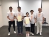 無事に2名の方が講習を修了致しました。「11月23日（日）に行われました、認知動作型トレーニングの「ソーラーポール講習会」が無事に終了しました。」