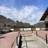 「道の駅木曽福島 突風にご注意ください！」
