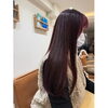 「フェイスフレーミングカラー×ワインレッド♪」