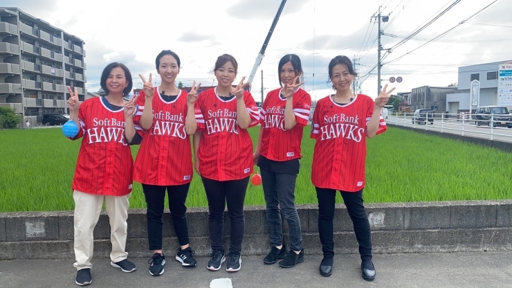 「去年に引き続きソフトバンクホークスのユニホームをいただきました！#福岡県大野城市#医療従事者#2021年ユニホーム」