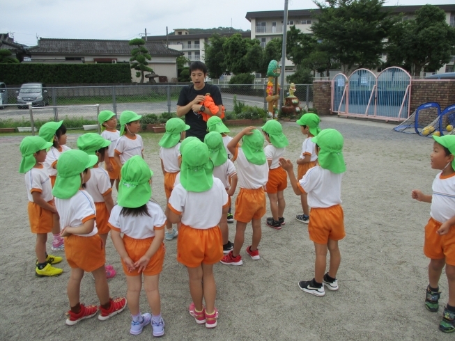 「保育園・幼稚園のサッカー巡回指導が始まりました。」