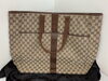 グッチ GUCCI トートバッグ 高価買取「グッチ GUCCI トートバッグ GGキャンバス お買取りさせて頂きました ブランド品、K18ネックレス、金貨、金歯、純金仏具、金眼鏡「お売り下さい」 中が見える安心の当店「買取りと査定」は「チケット大黒屋」金町北口店へ」